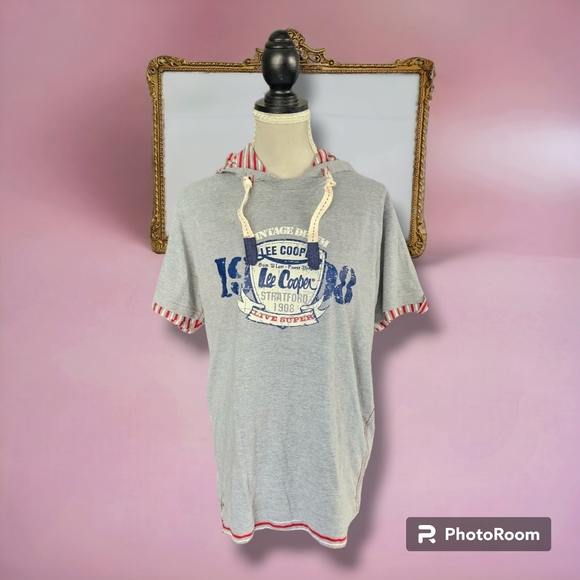 Tops - Lee Cooper | Unisex Shirt With Hood |Size Medium |  NWT